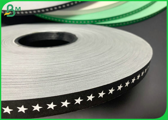 Commestibile 60gsm Slitted 15mm Straw Paper For Drink Straw stampato colore nero