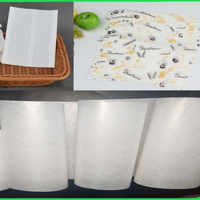 carta kraft bianca ad alta temperatura e termoresistente di 35gsm di FDA MG per alimenti a rapida preparazione