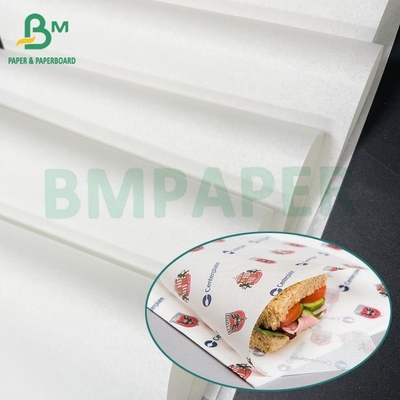 Greaseproof 34grs 40grs 50grs Hamburger Paper Kit 3 Kit 4 Per imballaggi alimentari
