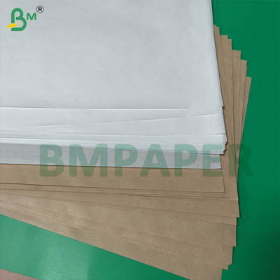 Carta antigrasso pura 38 gsm 50 gsm bianca e marrone per sacchetti per sandwich