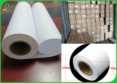 80g rotolo bianco della carta per scrivere del tracciatore di colore cad per il disegno di ingegneria