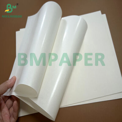Carta Kraft Glazed Bianca Rivestita 1 lato 60gsm 70gsm per Confezionamento Zucchero 60cm 72cm