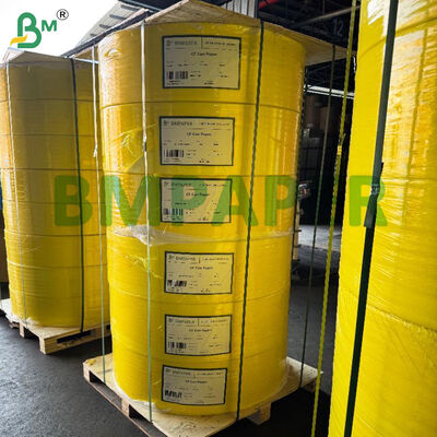 NCR Paper Carbonless Copy Paper Roll con 100% di fibre vergini, peso di base da 48 gm a 80 gm e rivestimento CB CFB CF