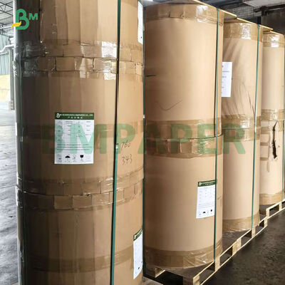 30 gm 35 gm Rulli di carta marroni resistenti al grasso per imballaggi per fast food