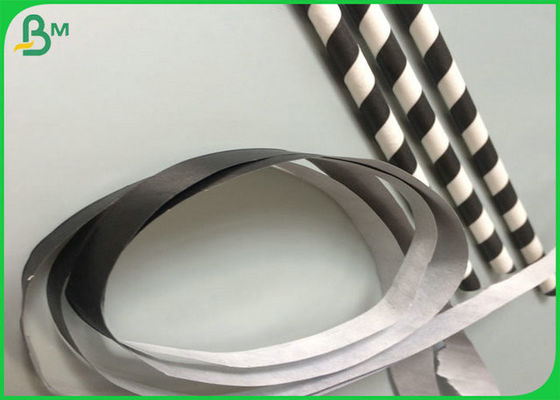 60gsm FSC e rotolo nero stampabile della carta del commestibile della paglia del certificato di FDA per il tè del latte o del caffè