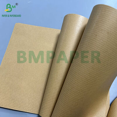 Carta Kraft Marrone Costolata 60gsm 70gsm Rivestita su 1 Lato per Imballaggio Normale 900mm 1000mm