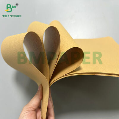 Carta Kraft Marrone Costolata 60gsm 70gsm Rivestita su 1 Lato per Imballaggio Normale 900mm 1000mm
