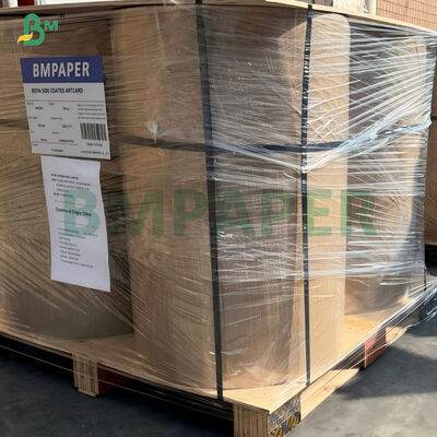 60G Carta Kraft Marrone a Coste Strisciate ad Alta Resistenza Meccanica