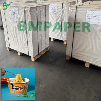 210-280gm Cartuccio a doppia PE rivestito con Soup Bowl Paper Anti-Leak Greaseproof
