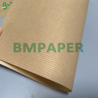 Carta kraft a strisce marrone naturale 30 - 70 Gsm per imballaggio e stampa