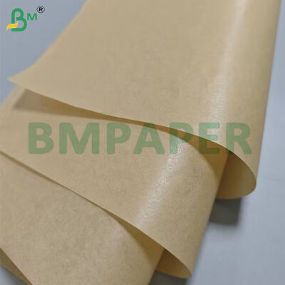 Carta da forno marrone con rivestimento in silicone su due lati da 40 g/m² in rotoli jumbo