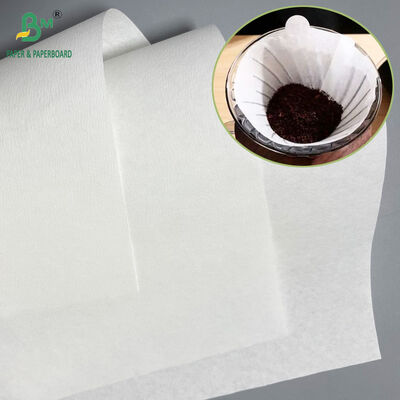 50gsm Virgin Wood Pulp White Coffee Filter Paper For Coffee Basket Filters