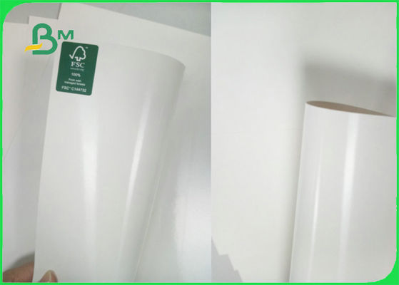 Carta patinata del bordo di avorio del FSC C1S poli 300gsm + 15g PE 70 x 100cm per la fabbricazione della tazza