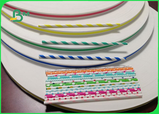 Rotolo della carta di paglia della superficie del pois 60gsm di FDA FSC Wave per la celebrazione 15mm