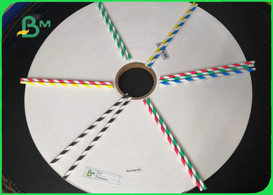 Carta per cannucce da caffè con colori stampati personalizzati