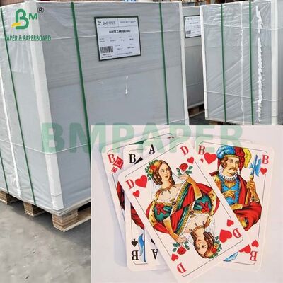 Cartoncino Bianco con Anima Nera di Buona Resistenza 0.3MM per la Realizzazione di Carte da Gioco