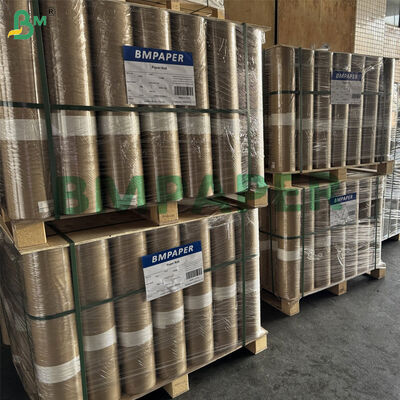 Carta di avvolgimento Kraft a strisce marrone da 60 gm ad alta resistenza alla trazione 50 cm x 125 m